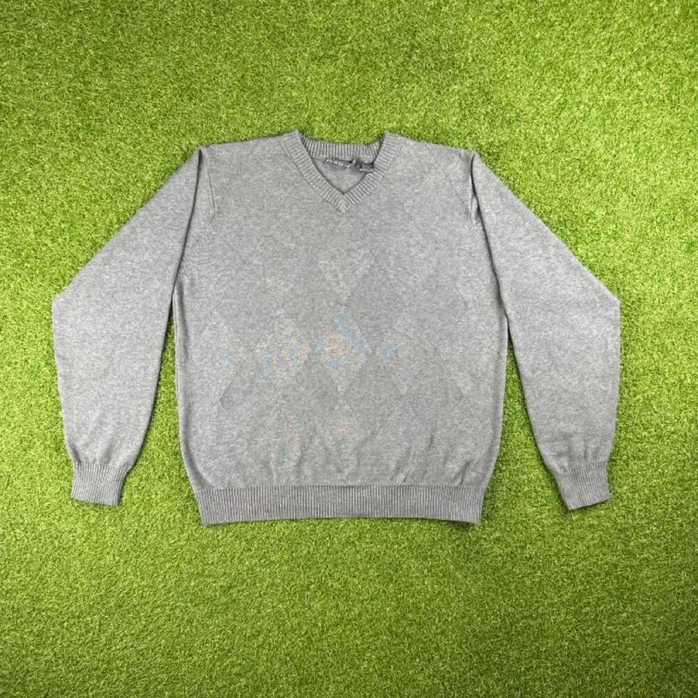 Oscar-de-la-renta Men's Grey Jumper